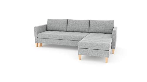 Sofini Ecksofa Oslo mit Schlaffunktion! Best Ecksofa! Couch mit Bettkästen! (Lux 32 Rechts) von Sofini