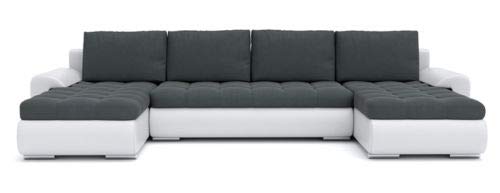 Sofini Wohnlandschaft Tokio III mit Schlaffunktion! Best ECKSOFA! Wohnlandschaft mit Bettkästen! (Cas 574+ Soft 17) von Sofini