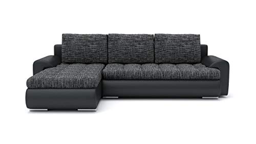 Sofini Ecksofa Tokio VI mit Schlaffunktion! Best Ecksofa! Wohnlandschaft mit Bettkasten! (Lawa 17+ Soft 11 Links) von Sofini