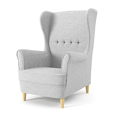 Sofini Ohrensessel Milo! Sessel für Wohnzimmer & Esszimmer! Skandinawisch, Relaxsessel aus Webstoff, Best Sessel! (Lux 32) von Sofini