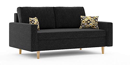 Sofini Sofa Etna! Best Sofa! Schlaffläche 130 x 140/2- Sitzer Sofa! (Lux 23) von Sofini