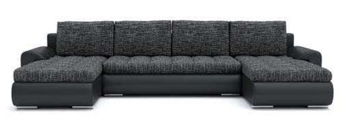 Sofini Wohnlandschaft Tokio III mit Schlaffunktion! Best ECKSOFA! Wohnlandschaft mit Bettkästen! (Lawa 17+ Soft 11) von Sofini