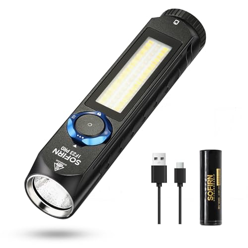 Sofirn IF23PRO Taschenlampe Led Aufladbare 5000 Lumen Hohe Lumen Led Taschenlampen USB C Superhelle EDC Taschenlampe mit RGB-Magnet für Outdoor Notfall Camping Sofirn IF23PRO Taschenlampe Led Aufladbare 5000 Lumen Hohe Lumen Led Taschenlampen USB C Superhelle EDC Taschenlampe mit RGB-Magnet für Outdoor Notfall Camping von Sofirn