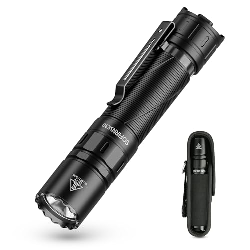 Sofirn SK30 Taschenlampe Led Aufladbar USB C 3000 Lumen Taktische Taschenlampe Extrem Helle mit 6 Lichtmodi,392M max,mit batterie für EDC Notfall Outdoor Camping Suche von Sofirn