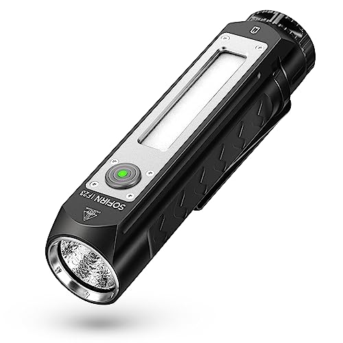 sofirn IF23 Led Taschenlampe 4000 Lumen, mehrfarbige Leistungsstarke wiederaufladbare USB C Superhelle mit 8 Helligkeitsmodi für Camping Angeln Outdoor Suche von Sofirn
