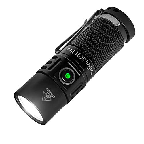 Sofirn SC21 Pro Kleine Taschenlampe, Led Taschenlampe mit Anduril UI 2.0 Akku, Schlüsselbundlampe Extrem Hell 1000 Lumen,für outdoor，Camping, Wandern, Jagen, Rucksacktouren, Angeln, Dringend von Sofirn