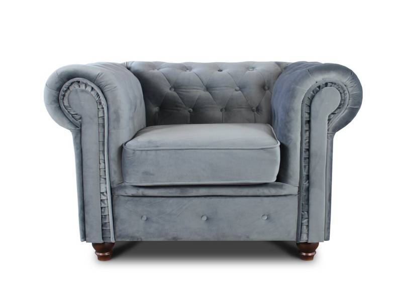 Sofnet Ohrensessel Asti 1, Chesterfield Sessel, Sofagarnitur, Glamour Couch von Sofnet