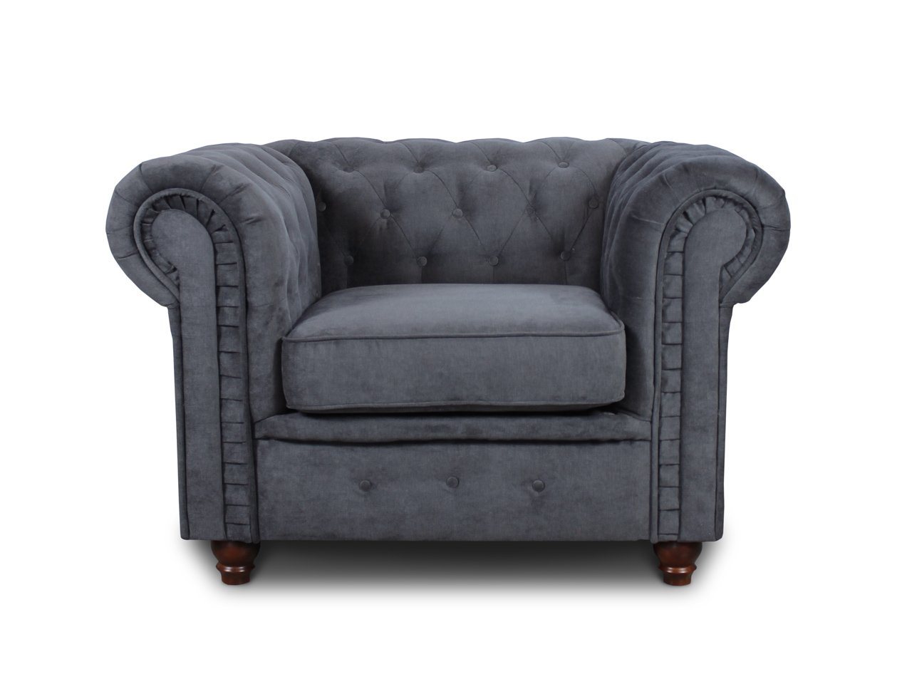 Sofnet Ohrensessel Asti 1, Chesterfield Sessel, Sofagarnitur, Glamour Couch von Sofnet