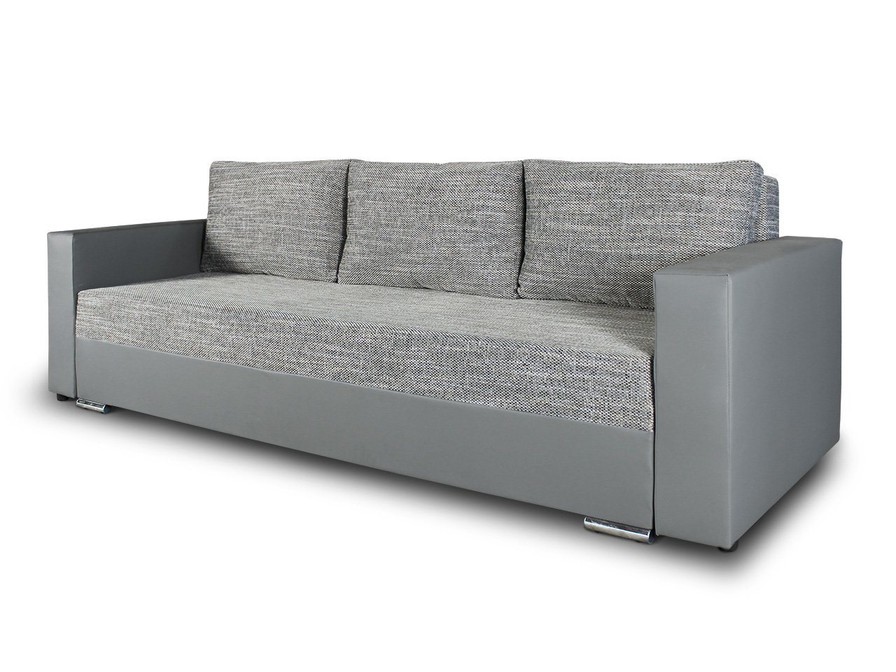 Sofnet Schlafsofa Bird, mit Schlaffunktion und Bettkasten, Bettsofa mit Chromfüße, Schlafcouch, Sofagarnitur Sofnet Schlafsofa Bird, mit Schlaffunktion und Bettkasten, Bettsofa mit Chromfüße, Schlafcouch, Sofagarnitur von Sofnet
