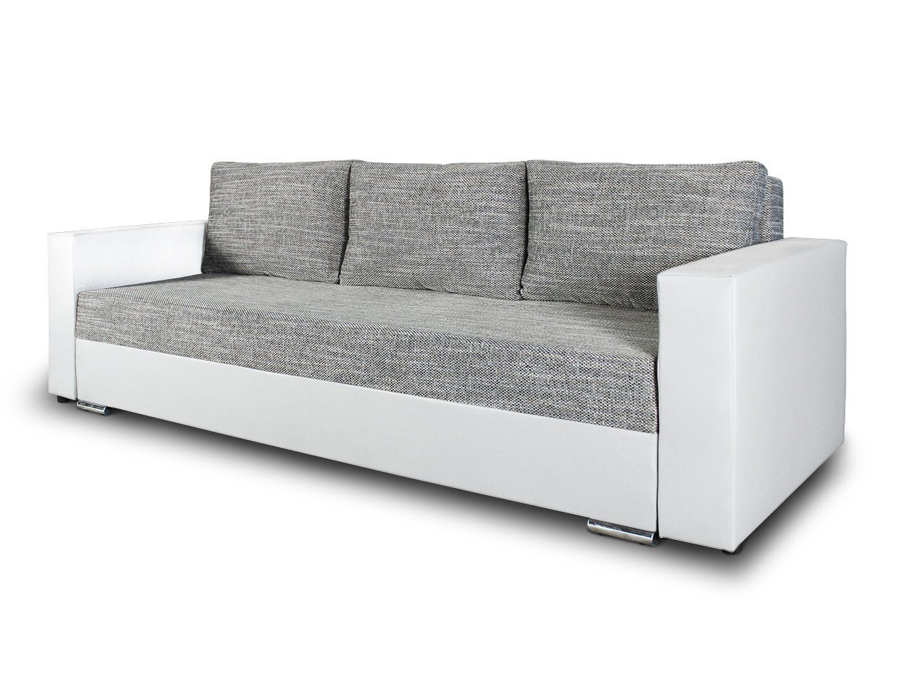Sofnet Schlafsofa Bird, mit Schlaffunktion und Bettkasten, Bettsofa mit Chromfüße, Schlafcouch, Sofagarnitur Sofnet Schlafsofa Bird, mit Schlaffunktion und Bettkasten, Bettsofa mit Chromfüße, Schlafcouch, Sofagarnitur von Sofnet