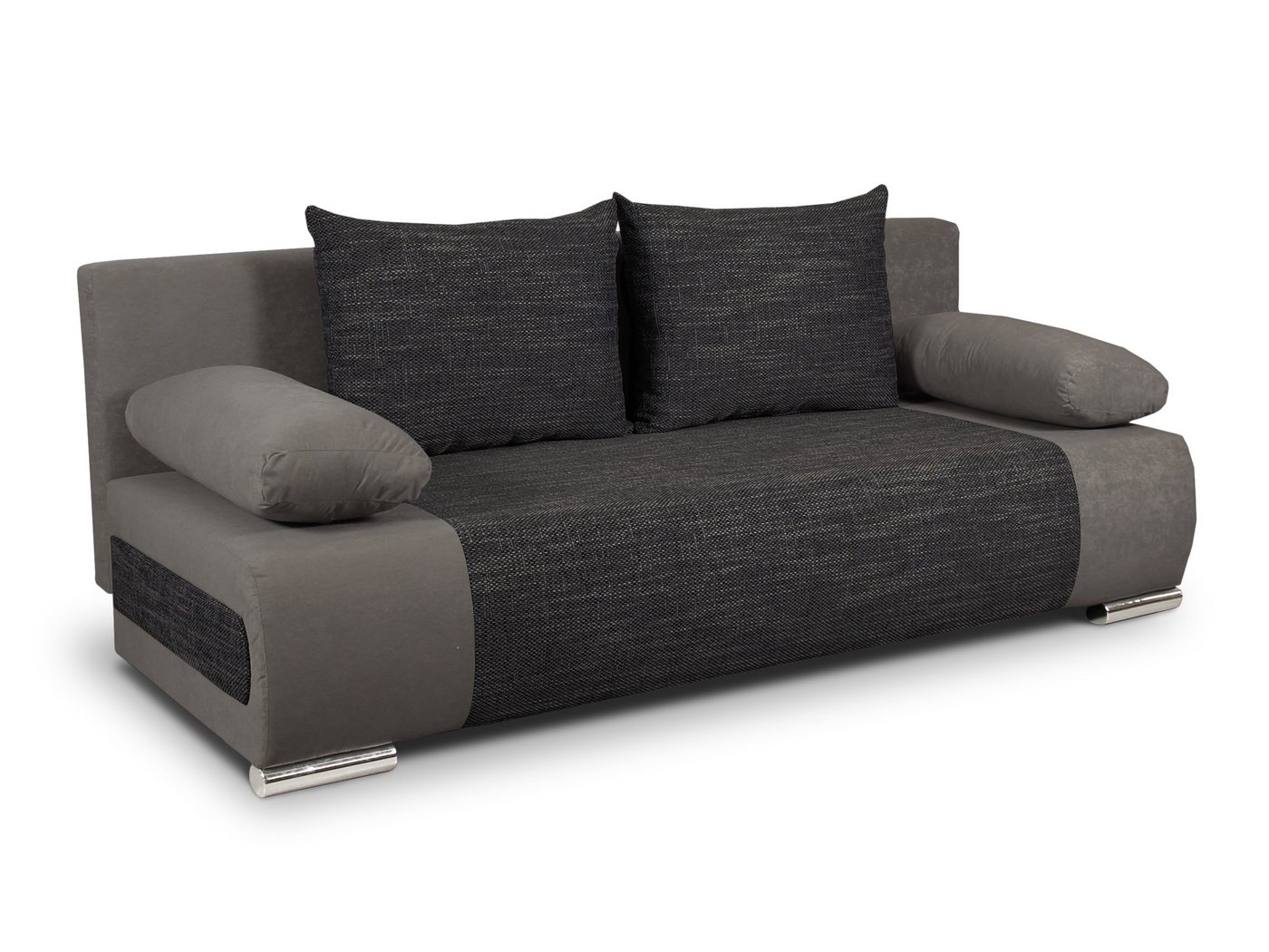 Sofnet Schlafsofa Naki, mit Schlaffunktion und Bettkasten, Bettsofa mit Chromfüße, Schlafcouch, Sofagarnitur Sofnet Schlafsofa Naki, mit Schlaffunktion und Bettkasten, Bettsofa mit Chromfüße, Schlafcouch, Sofagarnitur von Sofnet