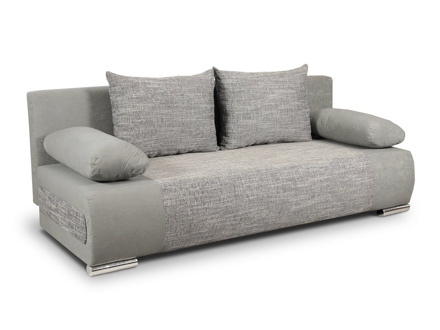 Sofnet Schlafsofa Naki, mit Schlaffunktion und Bettkasten, Bettsofa mit Chromfüße, Schlafcouch, Sofagarnitur Sofnet Schlafsofa Naki, mit Schlaffunktion und Bettkasten, Bettsofa mit Chromfüße, Schlafcouch, Sofagarnitur von Sofnet