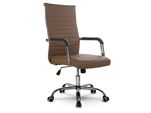 Sofotel Boston Bürostuhl Drehstuhl mit Rollen Chefsessel Klassich ergonomischer Stuhl Büromöbel Kunstleder Ideal Gaming Stuhl Esszimmerstuhl oder Desk Chair - Braun Sofotel Boston Bürostuhl Drehstuhl mit Rollen Chefsessel Klassich ergonomischer Stuhl Büromöbel Kunstleder Ideal Gaming Stuhl Esszimmerstuhl oder Desk Chair - Braun von Sofotel