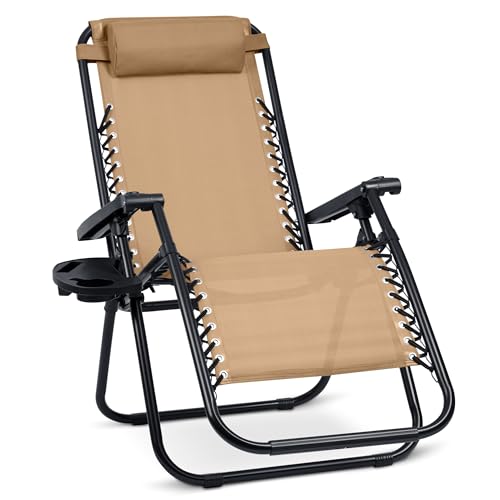 Sofotel Sonnenliege Gartenliege Liegestuhl ChillWell - Klappbar mit Kissen - Belastbar bis 150 kg - 162 x 110 x 64 cm - Beige Sofotel Sonnenliege Gartenliege Liegestuhl ChillWell - Klappbar mit Kissen - Belastbar bis 150 kg - 162 x 110 x 64 cm - Beige von Sofotel
