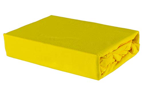 Soft Dream Spannbettlaken 80x160 cm Zitrone - 100% gekämmte Baumwolle Jersey - Premium Qualität - Spannbetttuch für Kinderbett Juniorbett - OekoTex Zertifiziert - Made in EU - 80x160cm Zitrone Soft Dream Spannbettlaken 80x160 cm Zitrone - 100% gekämmte Baumwolle Jersey - Premium Qualität - Spannbetttuch für Kinderbett Juniorbett - OekoTex Zertifiziert - Made in EU - 80x160cm Zitrone von Soft Dream