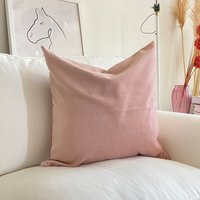 Ausverkauf Pinke Kissen Für Dekor, Rosa Kissenbezug 16x16, Kissenset, 18x18 Samtkissen, Dekokissen | Nur Bezug von SoftHomeTextile