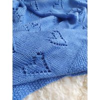Decke Werfen. Babymitteilung. Neues Babygeschenk von SoftKnitCloud