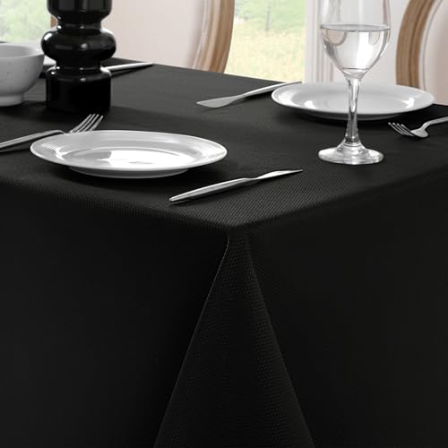 Softalker Tischdecke Schwarz Abwaschbar 140x240 cm Rechteckig Jacquard-Geometrischem Outdoor Tischdecken Wasserabweisend Tischtuch Fleckschutz Table Cloth für Outside Garten Party Geburtstag Camping Softalker Tischdecke Schwarz Abwaschbar 140x240 cm Rechteckig Jacquard-Geometrischem Outdoor Tischdecken Wasserabweisend Tischtuch Fleckschutz Table Cloth für Outside Garten Party Geburtstag Camping von Softalker