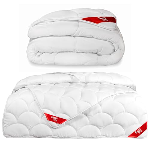 Softimi Premium Bettdecke 160x200 Steppdecke Microfaser Hypoallergene Antiallergische - Universelle Decke für Sommer und Winter - Waschbar - Oeko TEX Zertifizert (Ganzjahresdecke, 160 x 200 cm) von Softimi
