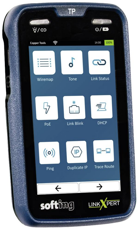 Softing Linkxperttp 226103 Netzwerk Kabelmessgerät Kabel  Und Ethernet Tester B-Ware von Softing