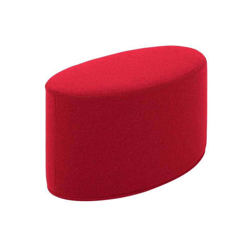 B-Ware Softline Bon Bon Hocker S Rot Filz 622 Sitzhocker Zustellhocker Beistellhocker von Softline