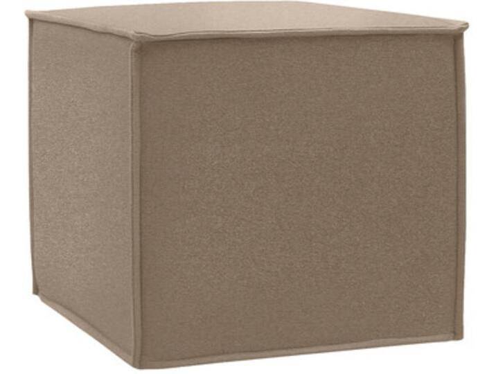 Softline Hocker Space Filz sand gelb, 41x45x45 cm von Softline