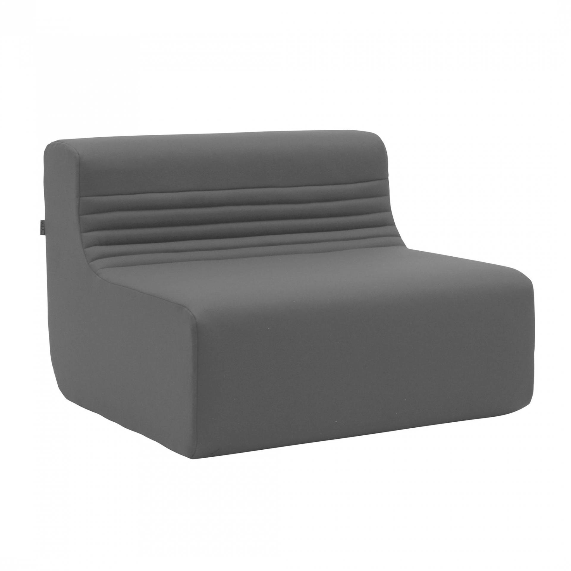 Softline - Loft Outdoor Sofa Mittelmodul - anthrazit/Stoff Tempo Outdoor 275/BxHxT 88x63x88cm/inkl. Klettverbinder von Softline