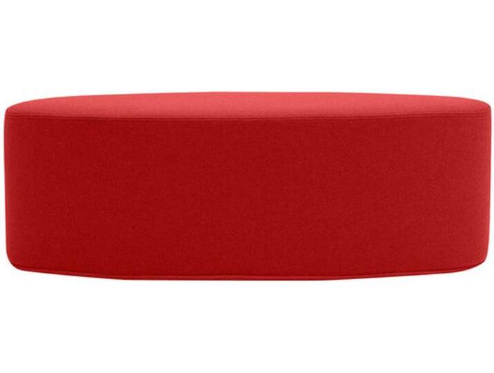 Softline Schemel Bon-Bon rot, Designer busk+hertzog, 33x100x40 cm von Softline