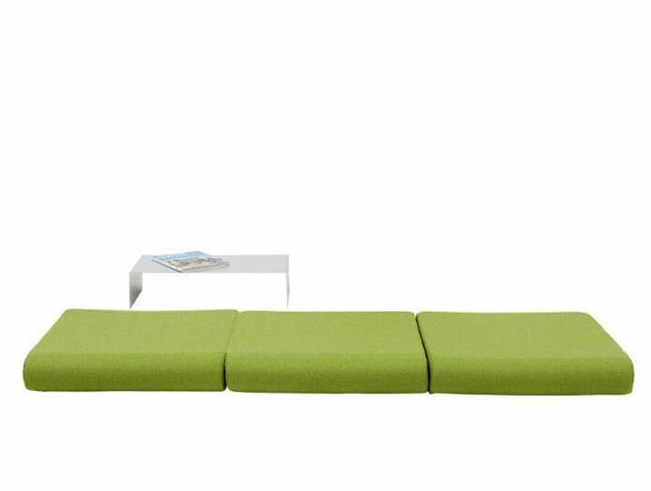 Softline Taburett grün, Designer Michiel van der Kley, 12x65x65 cm von Softline