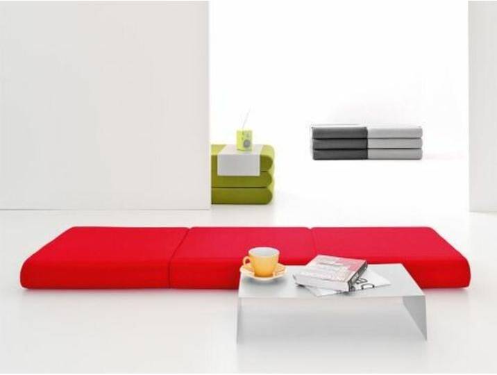 Softline Taburett rot, Designer Michiel van der Kley, 12x65x65 cm von Softline