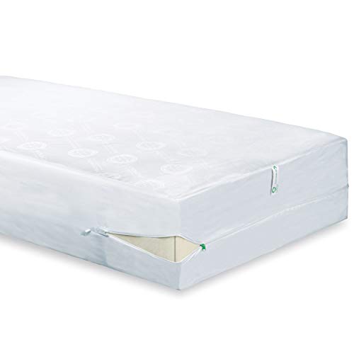 Softsan ProMax wasserdichter Matratzenbezug 160x200 cm, Höhe 18 – 38 cm, hygienischer Matratzenschutz vor Feuchtigkeit, Milben und Bettwanzen (160 x 200 cm) von Softsan