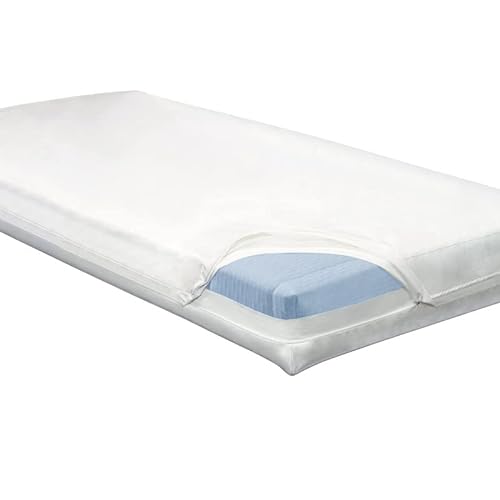 Softsan Protect Plus Matratzenbezug milbendicht 100x220x20 cm, Höhe 20 cm, Encasing, Milbenschutz für Hausstauballergiker milbenkotdicht von Softsan