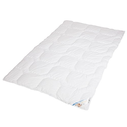 Softsan Sommerdecke Allergy Wash 155x220 cm allergikergeeignet, leichte Mikrofaser Bettdecke, Kochfest waschbar von Softsan