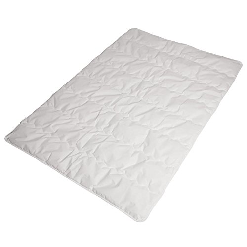 Softsan Sommerdecke Protect Bioactive 155x220 cm speziell für Allergiker, leichte Bettdecke mit integriertem Encasing/Milbenschutz, allergendicht und waschbar von Softsan