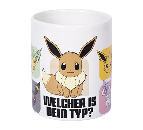 PKM Evoli Was ist dein Typ Tasse - 325ml von Software Pyramide