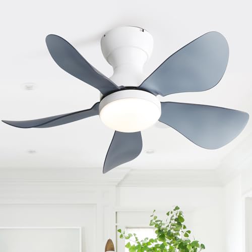 Sofucor Deckenventilator mit Beleuchtung 74cm, Deckenventilator mit Fernbedienung, 3 Farbtemperatur, 6 Geschwindigkeiten, Timer Sommer-Winterbetrieb Deckenleuchte mit Ventilator für Schlafzimmer Sofucor Deckenventilator mit Beleuchtung 74cm, Deckenventilator mit Fernbedienung, 3 Farbtemperatur, 6 Geschwindigkeiten, Timer Sommer-Winterbetrieb Deckenleuchte mit Ventilator für Schlafzimmer von Sofucor