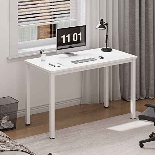 SogesHome Computertisch 80 x 40 cm Kompakter Schreibtisch Büroschreibtisch Eckschreibtisch für den kleinen Schreibtisch im Home Office, weiß AC3DW-8040-SH von SogesHome