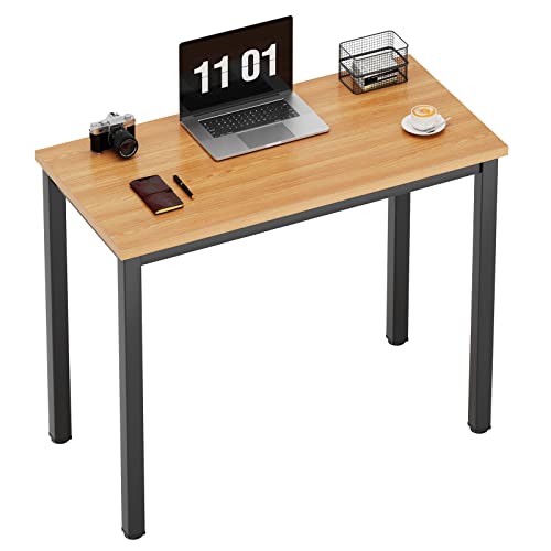 SogesPower Schreibtisch Computertisch Industriestil, PC-Tisch Bürotisch Arbeitstisch Officetisch für Home Office Schule, Laptoptisch Arbeitstisch für Zuhause, Büro, Arbeitszimmer 80 x 40 cm von SogesPower