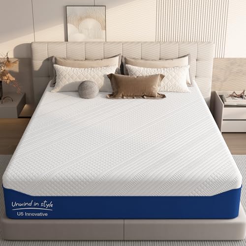 SogesSleep Memory-Schaum-Matratze, 30,5 cm Queen-Size-Matratze in einer Box, Matratze mit kühlendem Gelaufguss zur Druckentlastung, Bett in Box, zertifiziert von SogesSleep