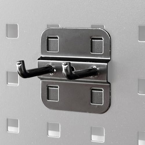 Sogi ARR-2GAN-50 Doppelhaken, gerade, 50 mm, für Werkzeugtafeln, für Arr-Off-Werkstatteinrichtung Sogi ARR-2GAN-50 Doppelhaken, gerade, 50 mm, für Werkzeugtafeln, für Arr-Off-Werkstatteinrichtung von Sogi