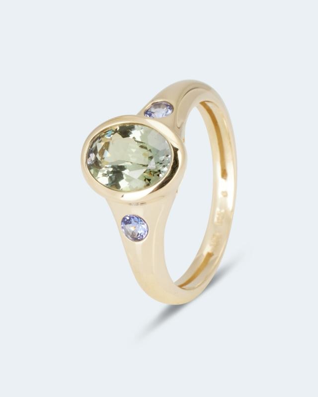 Ring mit Tansanit AAAA von Sogni d'oro