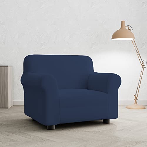 Sogni e capricci CD-PR-BLU SCURO-1P “Pretty” Sofa Abdeckung, Dunkel blau, 1 Platz von Italian Bed Linen