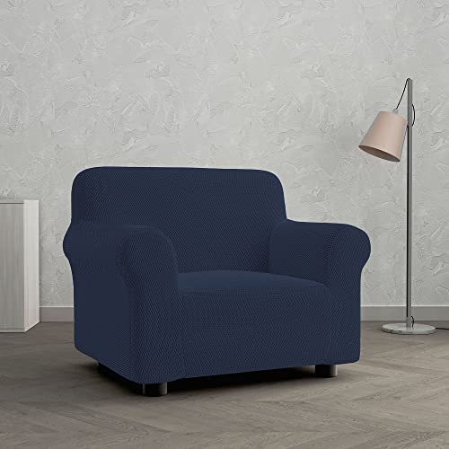 Sogni e capricci “Fashionable” Sofa Abdeckung, Dunkel blau, 1 Platz von Italian Bed Linen