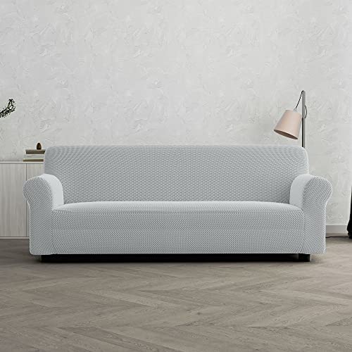 Sogni e capricci “Fashionable” Sofa Abdeckung, Hell grau, 3 Plätze von Italian Bed Linen