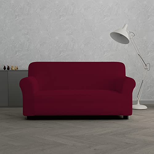 Italian Bed Linen “ Iris” elastische Couchüberzüge, Textil, Bordeaux, 2 Plätze Italian Bed Linen “ Iris” elastische Couchüberzüge, Textil, Bordeaux, 2 Plätze von Italian Bed Linen