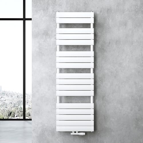 doporro Badheizkörper Heizkörper Bad Design Badheizung Flachheizkörper 160x50cm Weiß Paneelheizkörper Einlagig Horizontal 2in1 Mittelanschluss oder Seitenanschluss FH von doporro