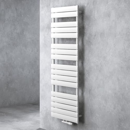 doporro Badheizkörper Heizkörper Bad Design Badheizung Flachheizkörper 160x60cm Weiß Paneelheizkörper Einlagig Horizontal 2in1 Mittelanschluss oder Seitenanschluss FH von doporro