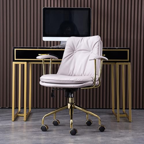 Bürostuhl mit hoher Rückenlehne, moderner drehbarer Bürostuhl, Gaming-Stuhl aus PU-Leder, höhenverstellbarer Home-Office-Schreibtischstuhl mit Lordosenstütze (Color : B) von Sohodoo