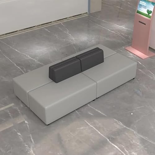 Modulares Couchsofa, Gepolsterte Kombinationssofas, Doppelseitiges Sofa Rücken an Rücken, Lazy Sofa for Schlafzimmer Wohnzimmer(A,1.8 * 1.2m) von Sohodoo