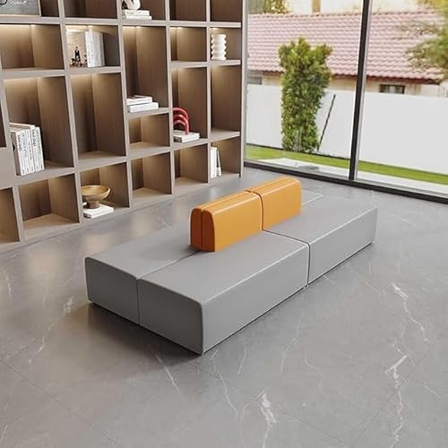 Modulares Couchsofa, Gepolsterte Kombinationssofas, Doppelseitiges Sofa Rücken an Rücken, Lazy Sofa for Schlafzimmer Wohnzimmer(G,1.8 * 1.2m) von Sohodoo